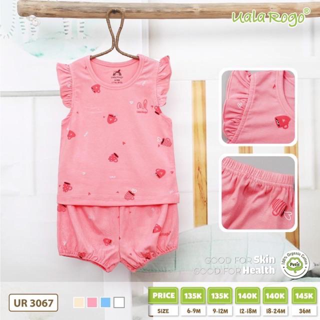 Bộ Quần Áo Ba Lỗ Petit Họa Tiết 5 Màu UALA ROGO - UR3077