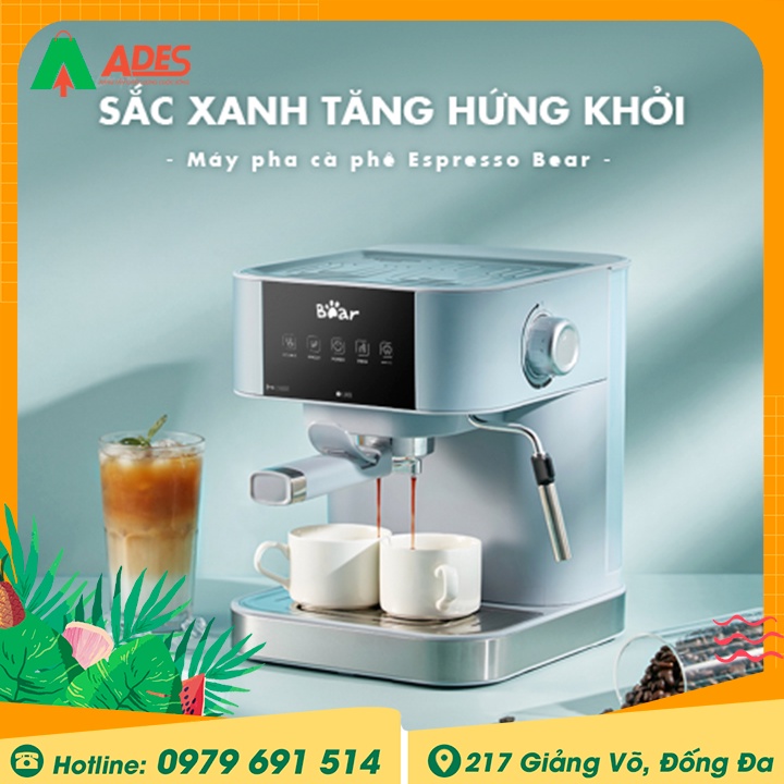 Máy pha cà phê tự động Bear CF-B15V1 - BẢN QUỐC TẾ - Bảo Hành Chính Hãng - Máy Pha Cà Phê Tự Động - NEW 2021