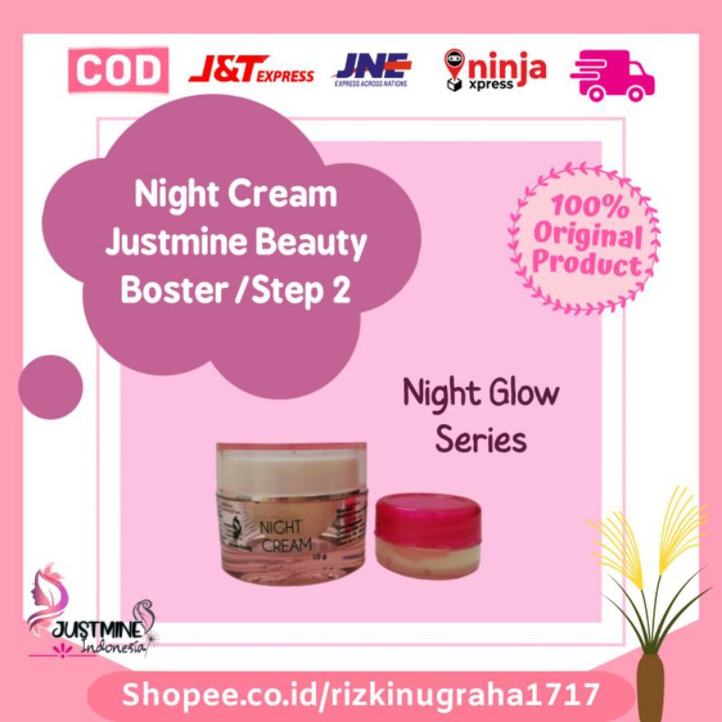 (Hàng Mới Về) Kem Ecer Night Cream Justmine Beauty Step 2 / Boster