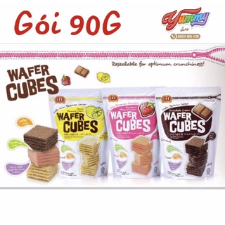 Bánh xốp wafer cubes lee gói 90g