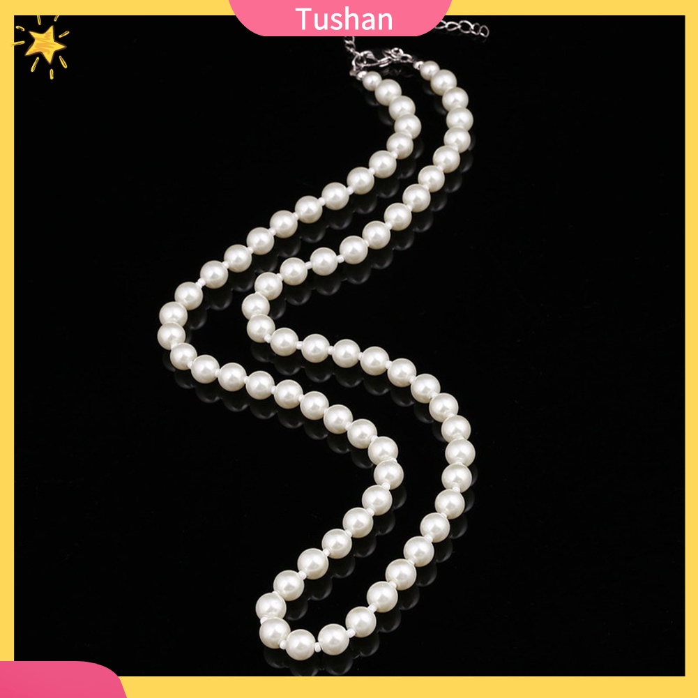 Dây Chuyền Hợp Kim Dáng Dài Đính Ngọc Trai Giả Xinh Xắn