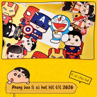 Bao lì xì hoạt hình Chibi cho bé
