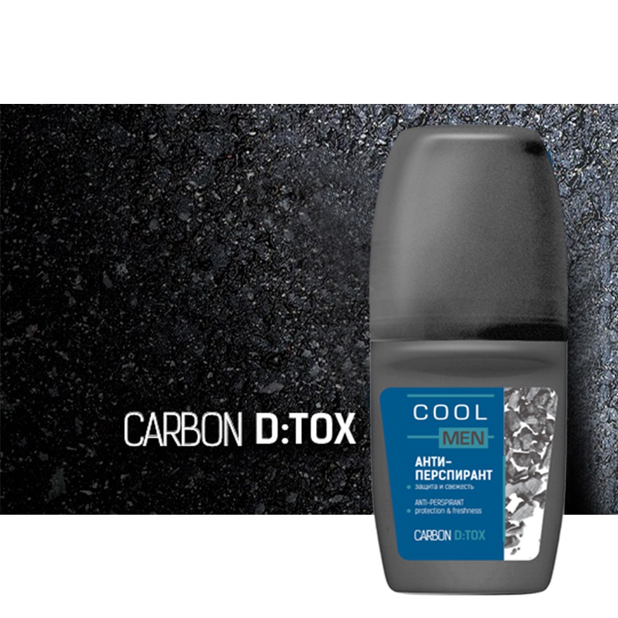 Lăn khử mùi cho nam Cool Men Detox Carbon 50ml - BioTopcare Official