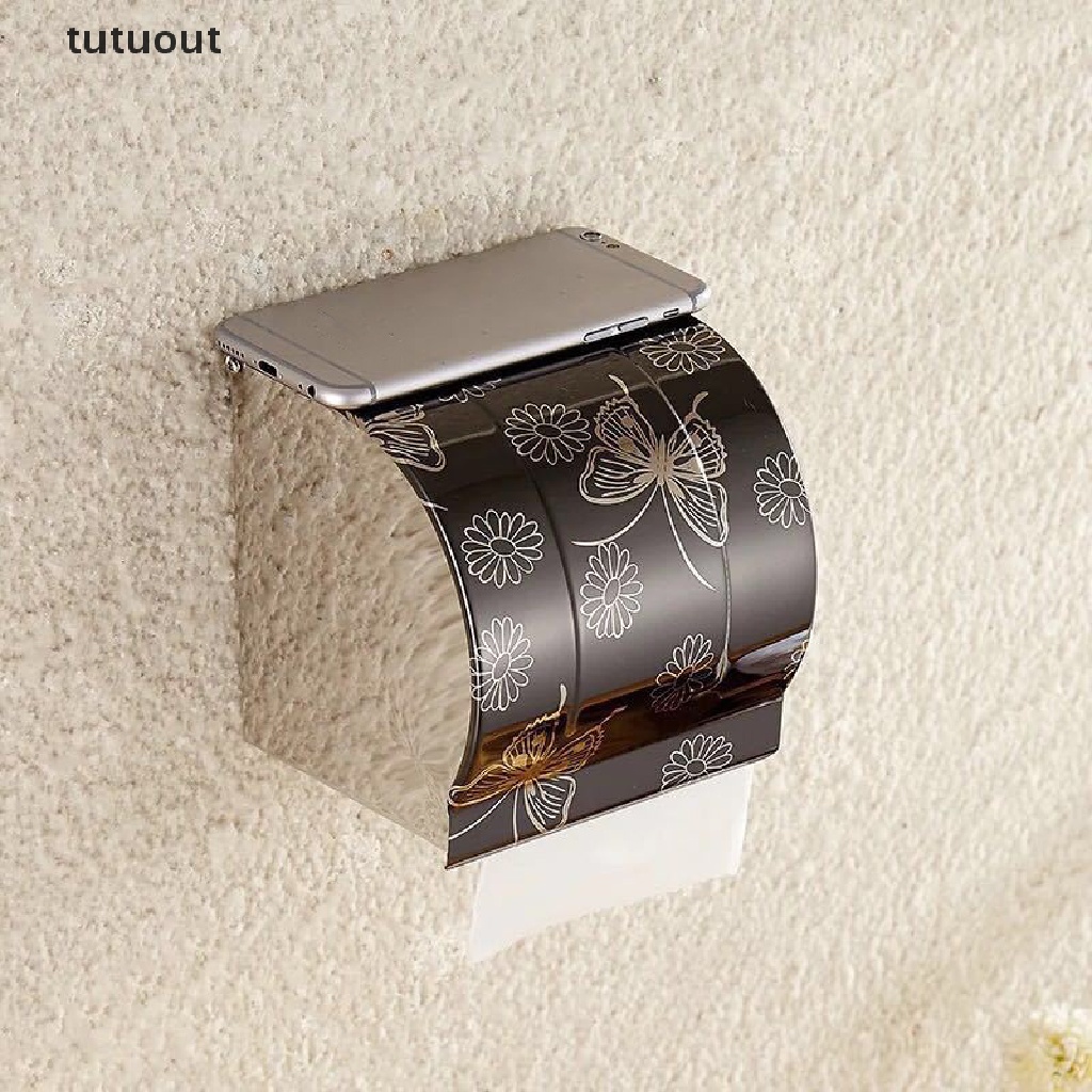 Giá Đỡ Cuộn Giấy Vệ Sinh Gắn Tường Bằng Thép Không Gỉ Tiện Lợi