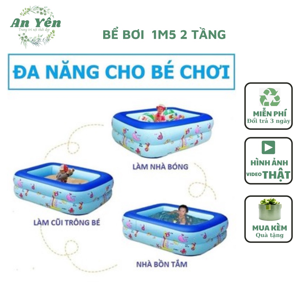 BỂ BƠI 1,5m 2 TẦNG