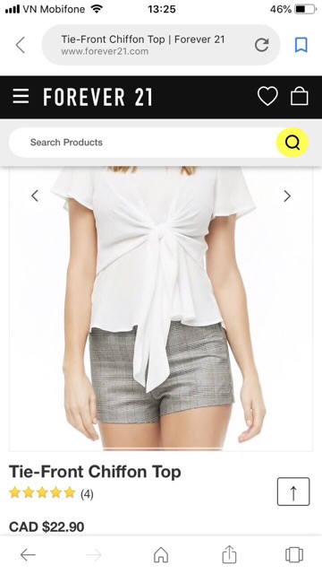 🔆🔆 ÁO CHIFFON CỘT EO F21
