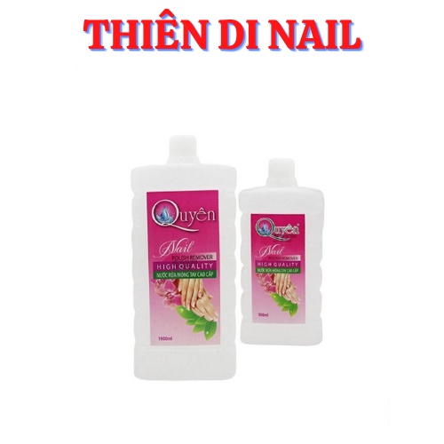 Aceton ủ phá gel Quyên, nước rửa móng Thiên Di Nail