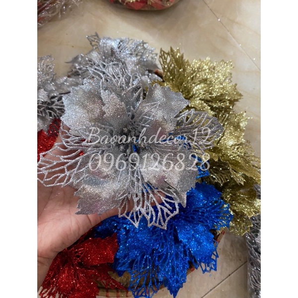 hoa trạng nguyên kép Kim Tuyến , trang trí Noel , làm oản tài lộc