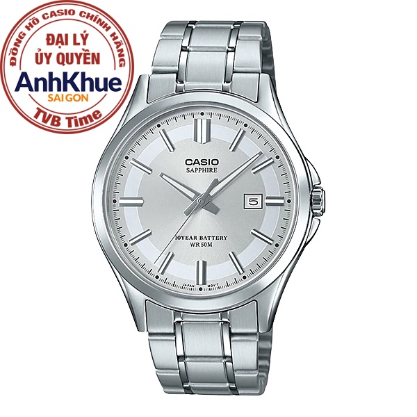 Đồng hồ nam dây kim loại Casio chính hãng Anh Khuê MTS-100D-7AVDF (41mm)
