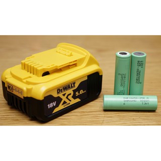Dmtt pin đóng dewalt 18v 5.0ah nhận sạc zin
