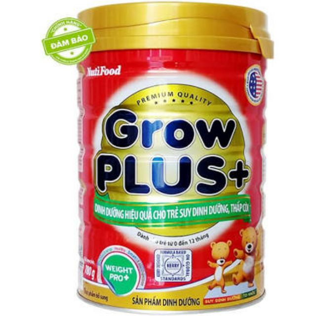 Sữa GrowPlus+ 780g (trẻ dưới 1 tuổi suy dinh dưỡng thấp còi)
