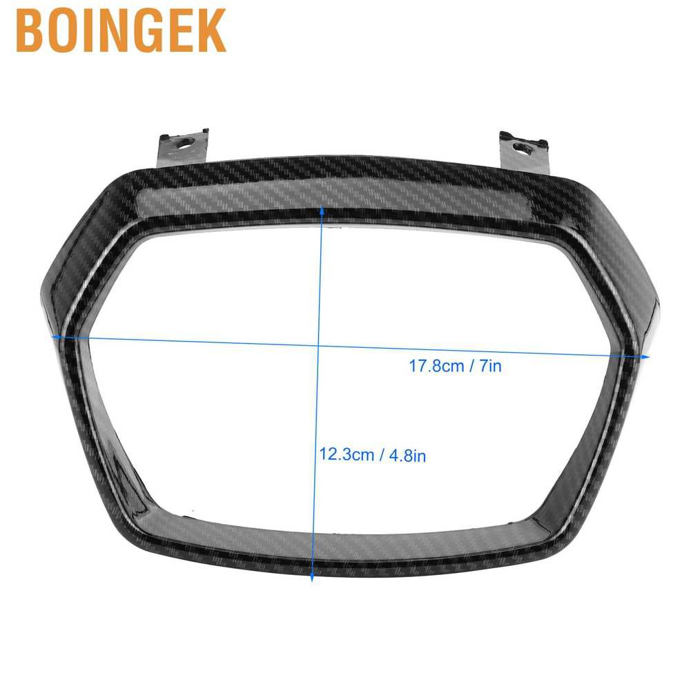 Boingek ABS Headlight Guard Cover Bezel Protection Fit for VESPA Sprint 125/150 2017-2020