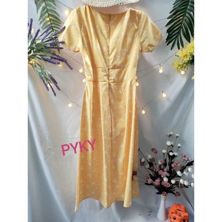 🌺DTB195101246 ĐẦM MAXI HOA ĐÍNH NÚT🌺