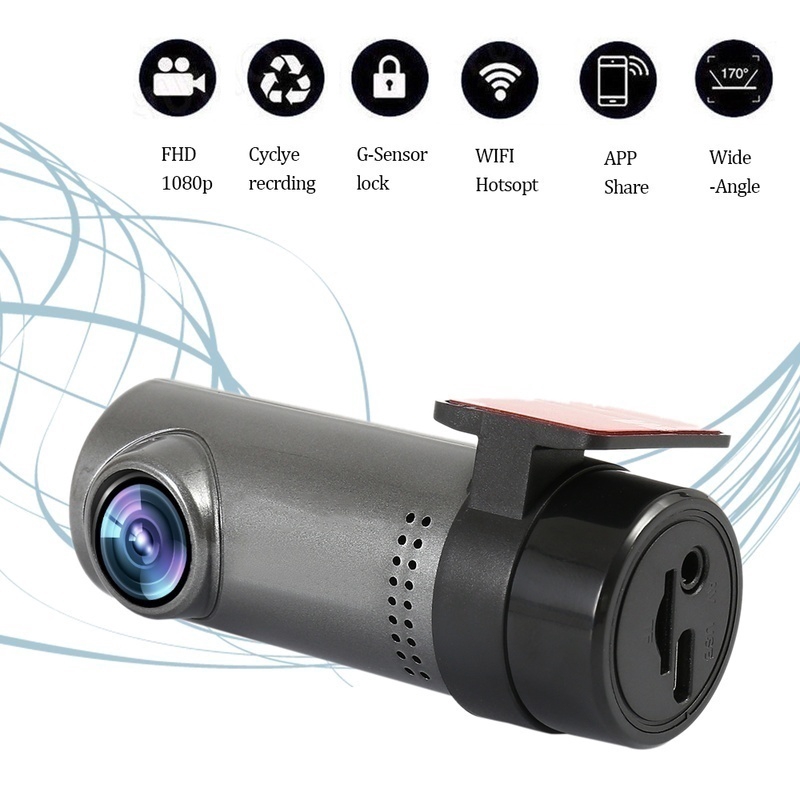 Máy quay hành trình mini cho xe ô tô hỗ trợ quay đêm 1080P kết nối WiFi | BigBuy360 - bigbuy360.vn