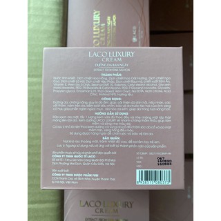 Kem ngày Laco Luxury Cream