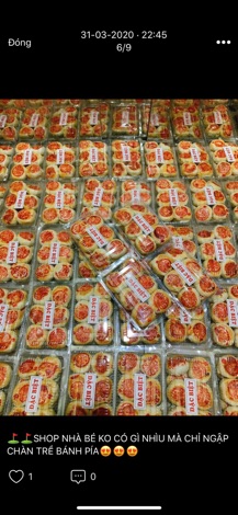 10 BÁNH PÍA MI NI ( 5 đậu, 5 khoai môn )