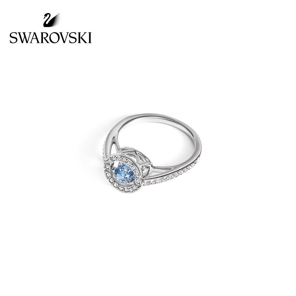 FREE SHIP Nhẫn Nữ Swarovski Nhịp đập trái tim SPARKLING DANCE 1Phiên bản kỷ niệm 25 năm Ring Crystal FASHION cá tính Trang sức trang sức đeo THỜI TRANG