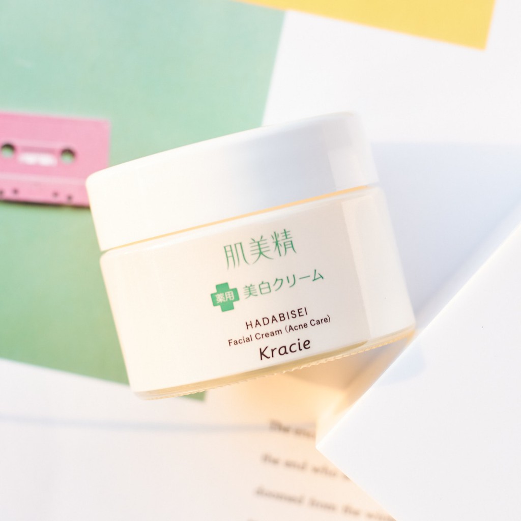 Kem dưỡng Kracie Hadabisei Facial Cream (Acne Care) 50g