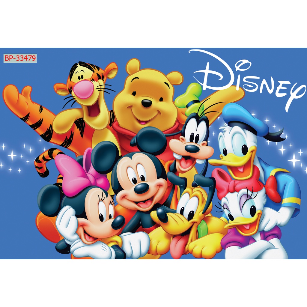 Tranh Dán Tường Phòng Trẻ Em CHỦ ĐỀ CHÚ CHUỘT, CHÚ GẤU  NỔI TIẾNG KHẮP THẾ GIỚI