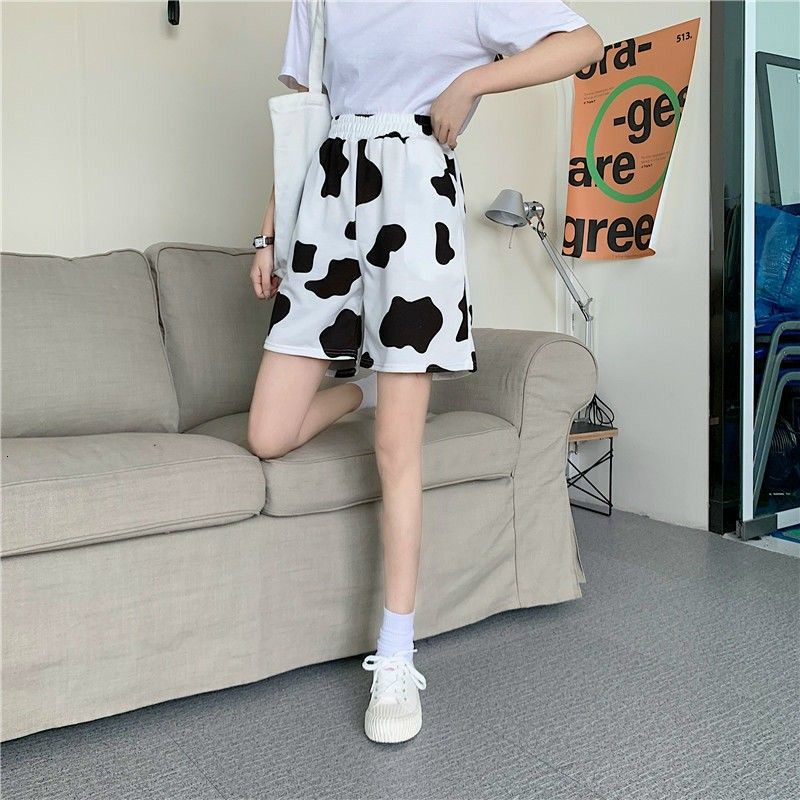 Quần shorts lửng BÒ SỮA HOT TREND