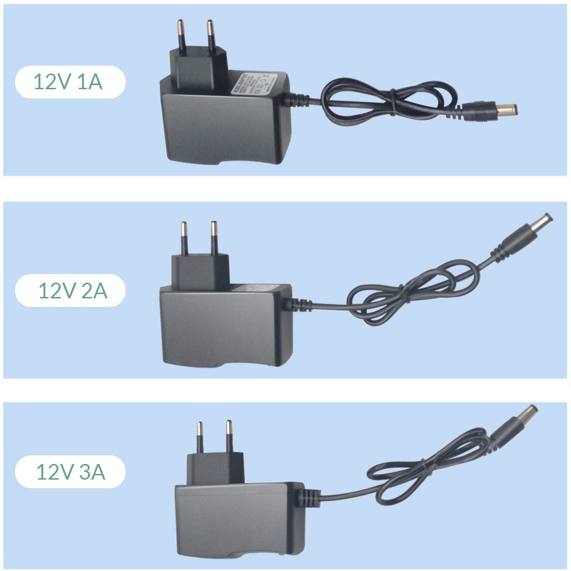 AdiodoNguồn điện AC110-240V đến DC 12V 2A / 3A / 5A / 6A / 8A EU US UK AU phích cắm Bộ chuyển đổi biến áp cho dải LED