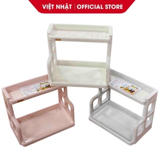 Kệ Đựng Gia Vị 2 Tầng Thiết Kế Thông Minh, Tiết Kiệm Không Gian Nhựa PP An Toàn Cao Cấp VIETNHAT