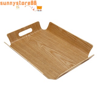 Luxury Desk Table Bamboo In Bed Bread Wooden Tray With Handles