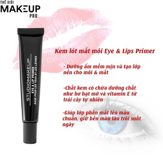 Kem Lót Mắt Môi Bám Màu - STUDIOMAKEUP Eye & Lip Primier Chính Hãng SPE-01