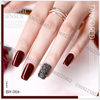 Set 6 chai Sơn AS tông đỏ BH