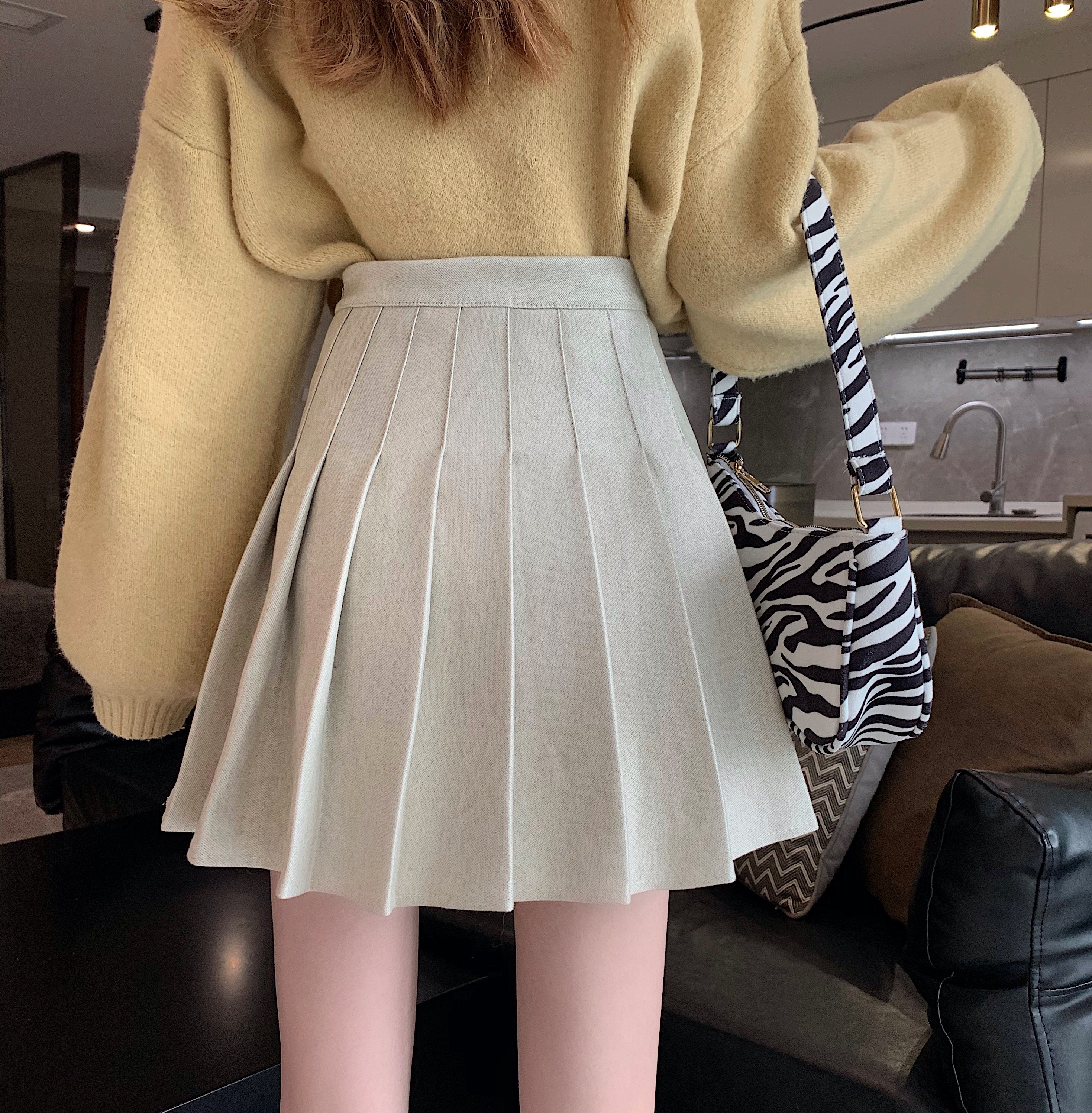 [Mã FADIRECT20 giảm 20K đơn 150K] Xiaozhainv Chân váy chữ A xếp ly phong cách thời trang Hàn xinh xắn dành cho phái đẹp | BigBuy360 - bigbuy360.vn