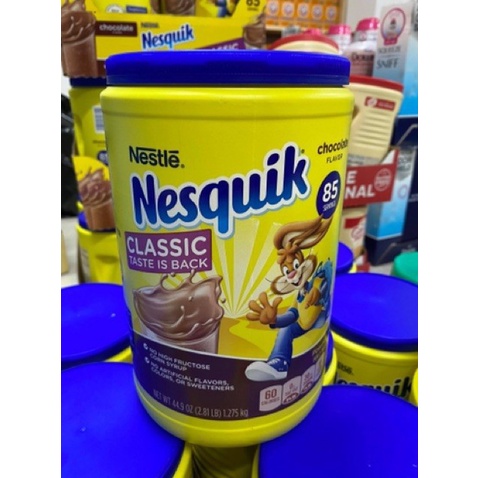 BỘT HÒA TAN CACAO NESQUIK USA 1275G CHÍNH HÃNG - RẤT NGON VÀ ĐẬM VỊ CACAO - 8504