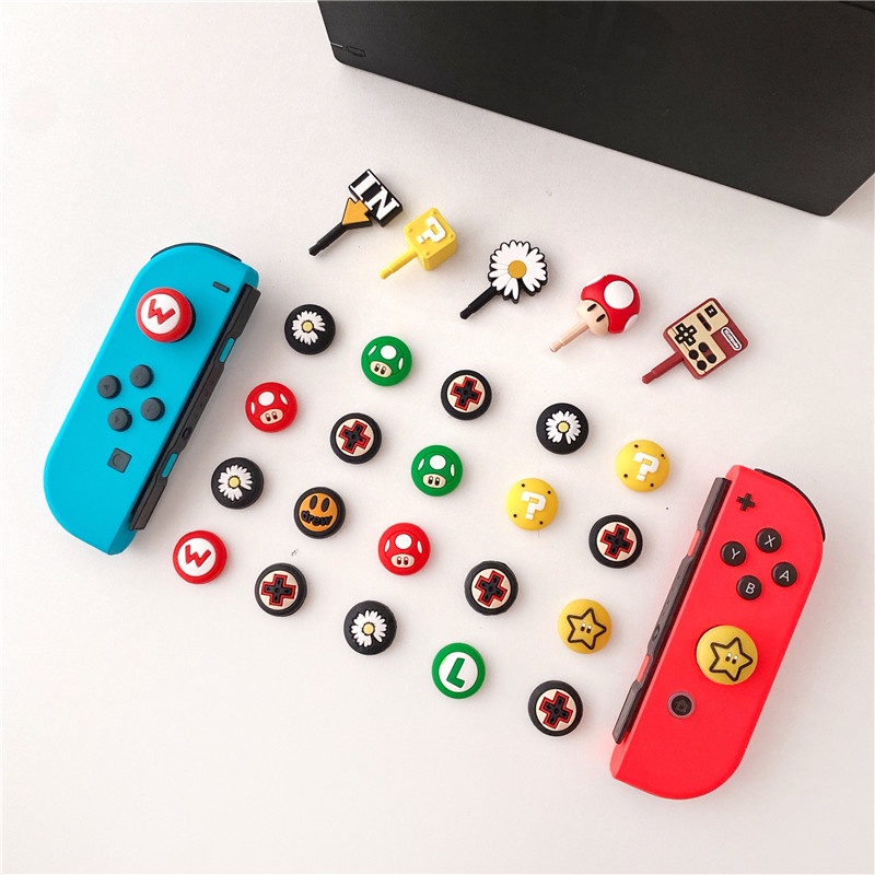 Nắp Nút Bấm Điều Khiển Tay Cầm Chơi Game Nintendo Switch OLED Lite Hình Melody Dễ Thương