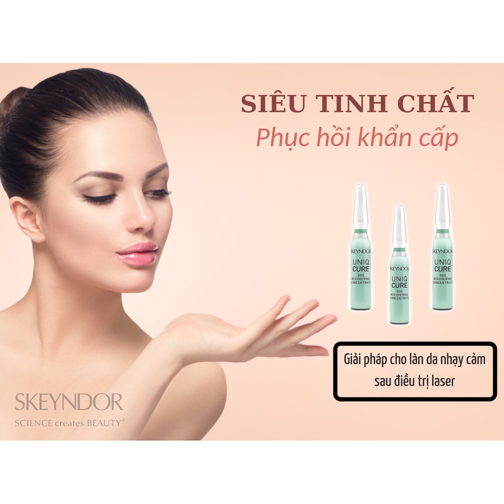 SKEYNDOR Power Oxygen Set Serum bảo vệ da 30ml và 4 ống tinh chất phục hồi da Uniqcure SOS Concentrate 8ml | BigBuy360 - bigbuy360.vn