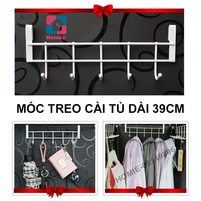 Móc treo quần áo - Móc treo đồ- Móc cài sườn tủ