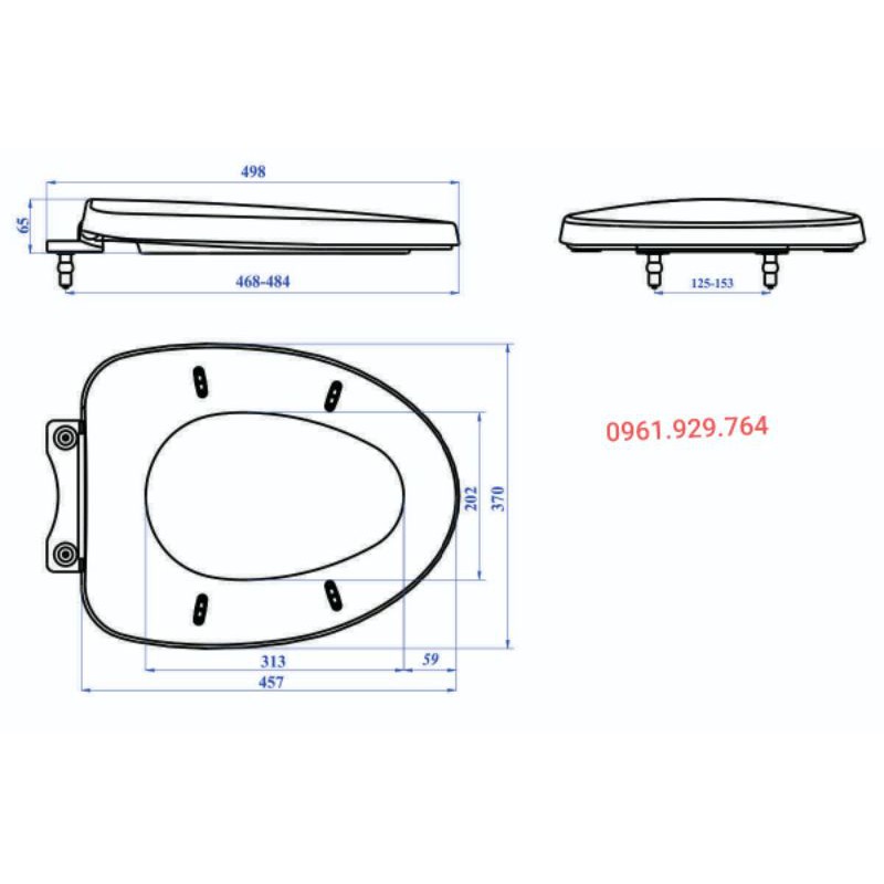 NẮP BỒN CẦU RƠI ÊM KHÔNG GÂY ỒN - NẮP BÀN CẦU HA17