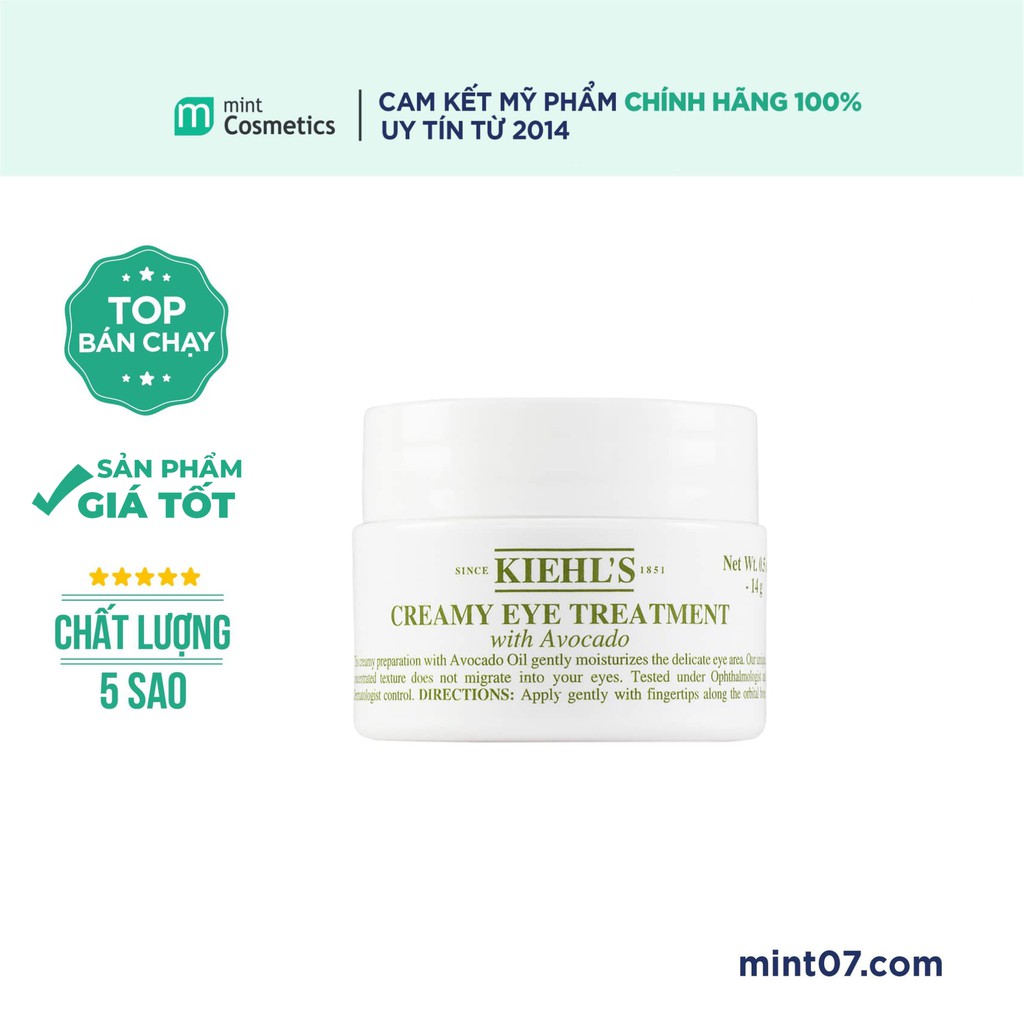 Kem Mắt Kiehl’s Creamy Eye Treatment With Avocado