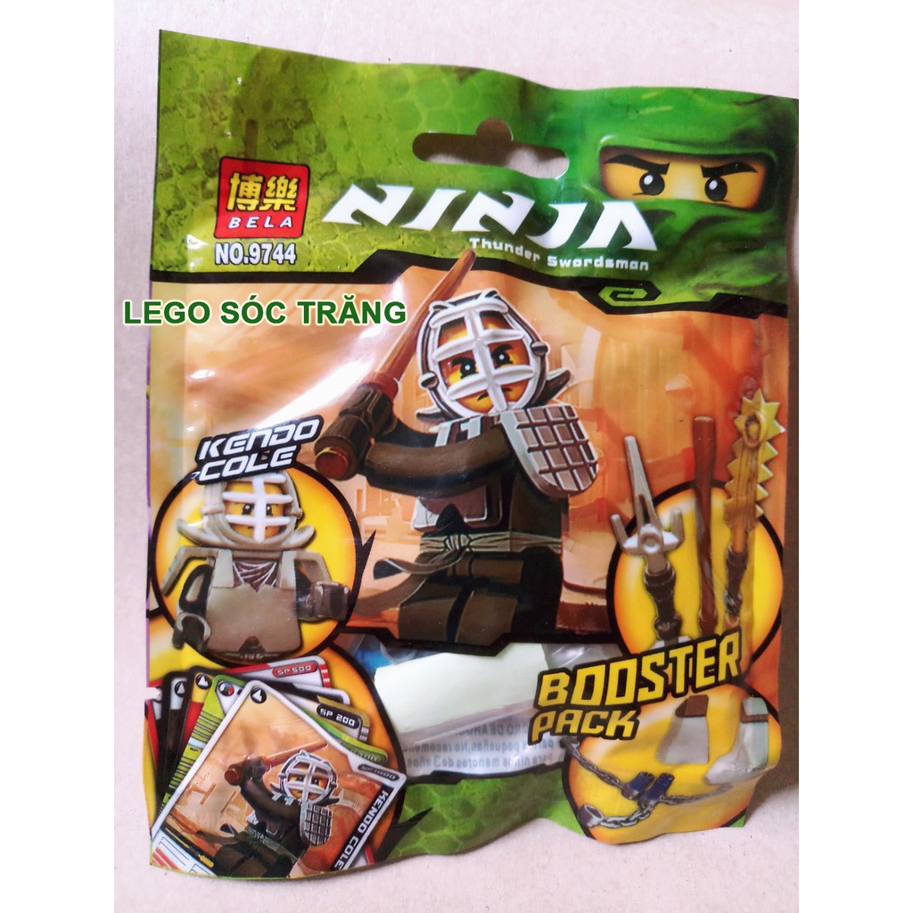 Đồ chơi lắp ráp xếp hình logo Ninjago season phần 2 polybags Ninja Jay ZX, Lloyd Garmadon Kendo Cole Bela 9744 9745 9746