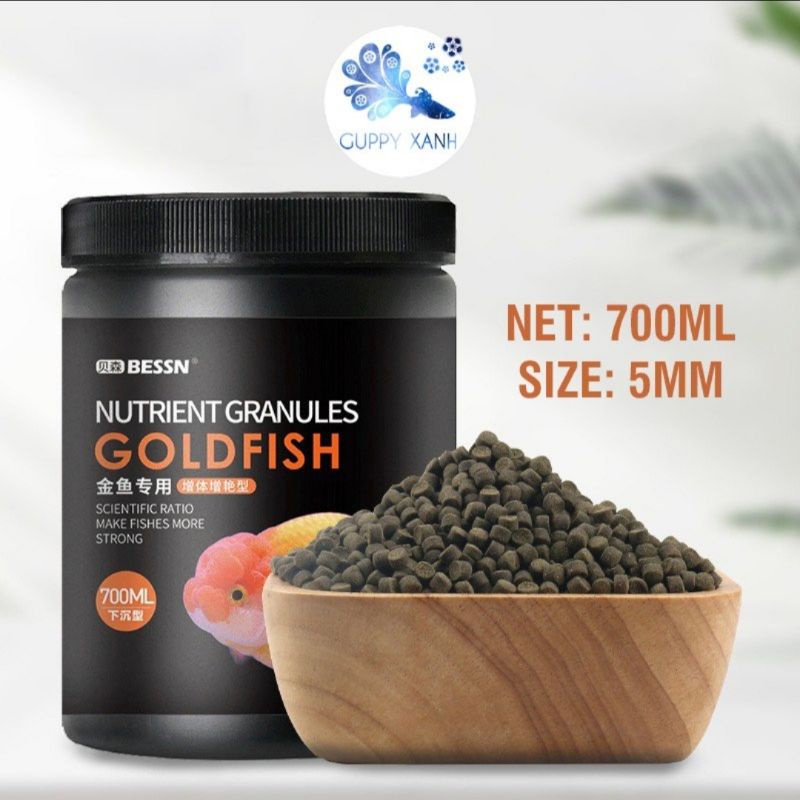 Thức ăn cao cấp cho goldfish cá vàng - ranchu - oranda - cá 3 đuôi