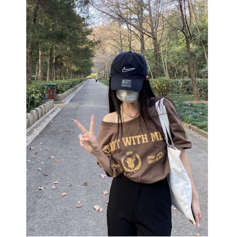 Áo Croptop Tay Ngắn Giả Hai Lớp In Họa Tiết Phong Cách Retro Mỹ Quyến Rũ Cho Nữ