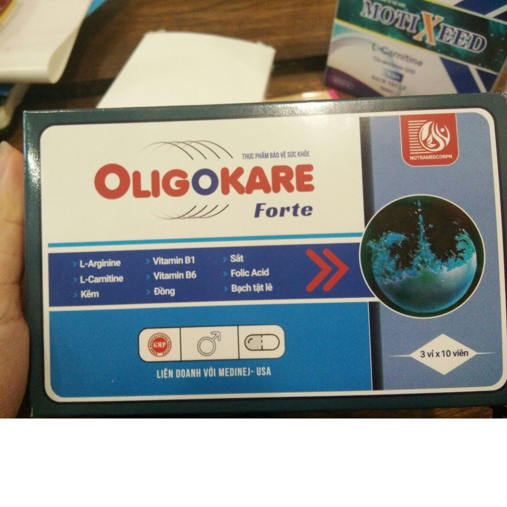Oligokare Forte - Hỗ trợ giúp tăng số lượng và chất lượng tinh trùng, nâng cao khả năng sinh sản (30 viên)