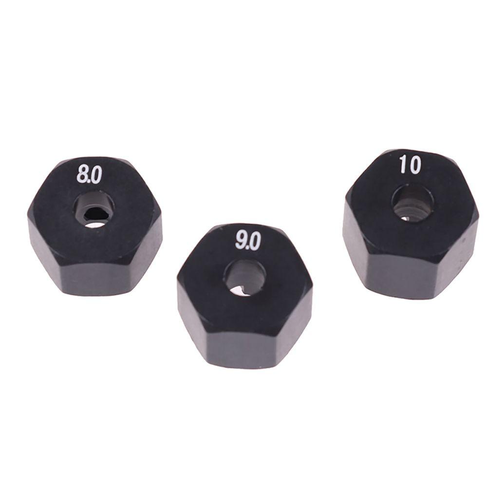 SUSANS Bộ 4 Đai Ốc Nối Bằng Nhôm Dày 8 / 9 / 10mm Cho Mô Hình Xe Điều Khiển Crawler 1 / 10