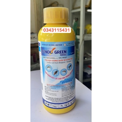 thuốc diệt côn trùng không mùi fendogreen chai 1 lít
