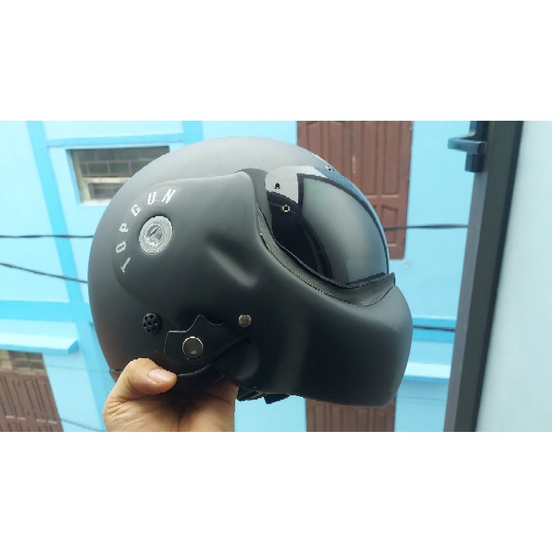 (qua sử dụng) AVEX TOPGUN fullface lật hàm 3/4
