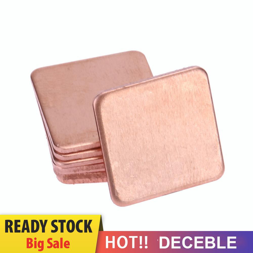 Bộ 20 Miếng Đồng 15mm X 15mm 0.3mm Sang 2mm Cho Laptop