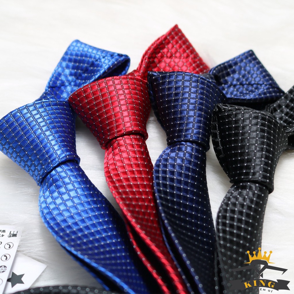 Cà vạt nam KING caravat công sở  cao cấp bản nhỏ dành cho phái mạnh ( C043 )