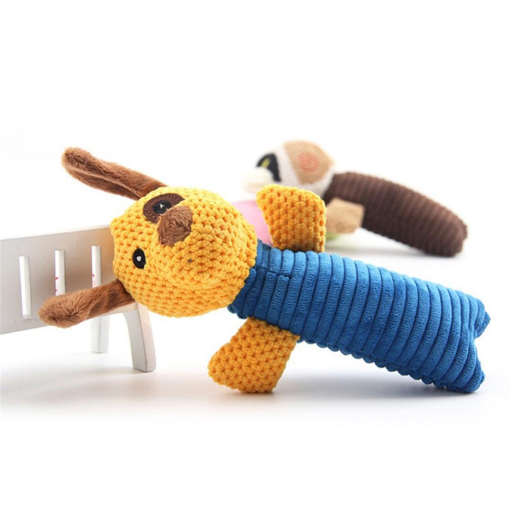Đồ Chơi Huấn Luyện Thú Cưng Bằng Cotton Chống Cắn / Phát Ra Âm Thanh
