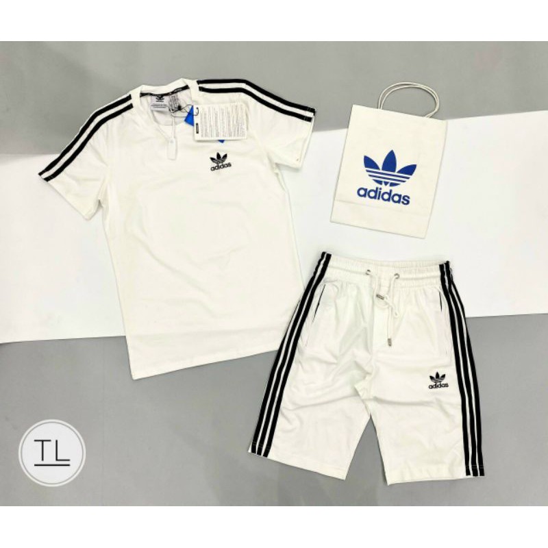 Bộ puần áo thể thao nam cao cấp bộ Adidas mùa hè cộc tay thun lạnh