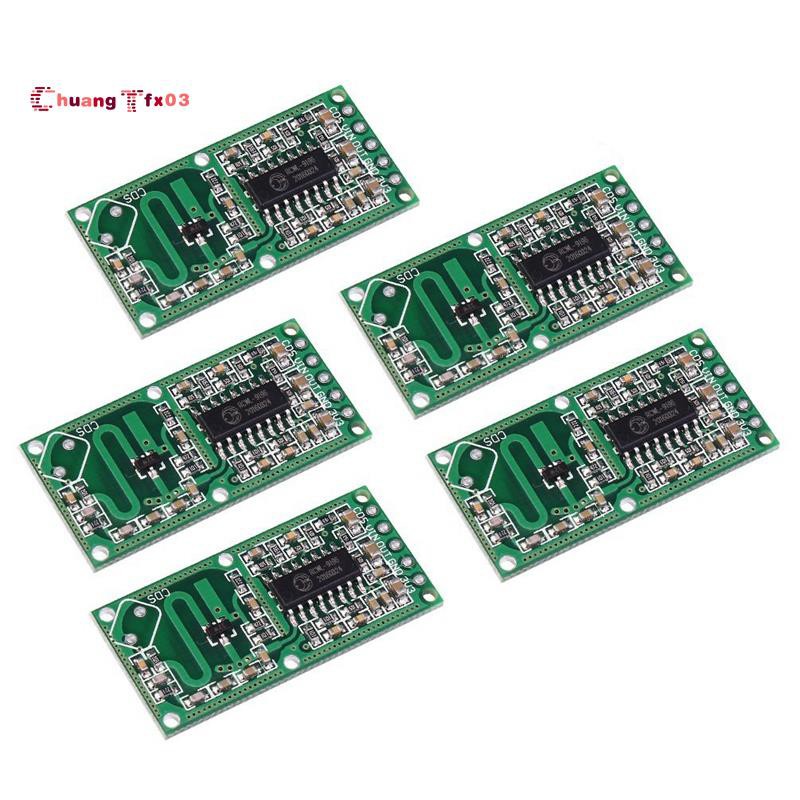 Set 5 Công Tắc Cảm Biến Radar Rcwl-0516 5-7m 4-28v 100ma