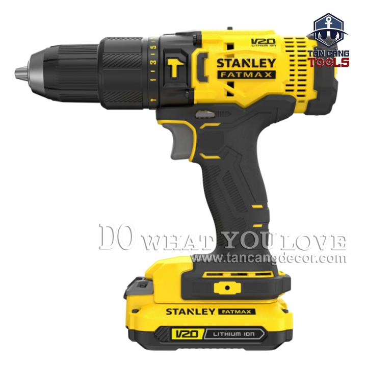 Máy Khoan Động Lực Dùng Pin 20V Stanley FatMax SCD711D2K-B1
