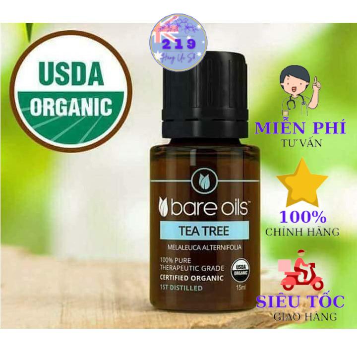[Made in USA] TINH DẦU HỮU CƠ TRÀM TRÀ - TEA TREE BARE OILS